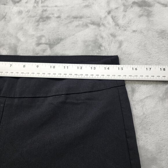 Counterparts Pants Women 8 Black High Rise Pull On Skinny Studded Slit Hem Ankle - Picture 9 of 13
